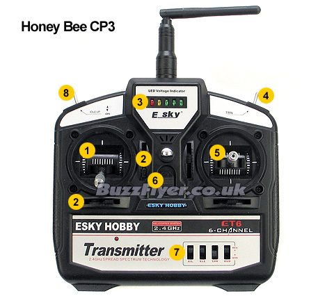 honey bee cp3 transmitter
