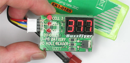 digital Lipo voltage reader