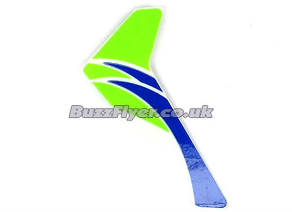 Green Vertical Fin With Decal 