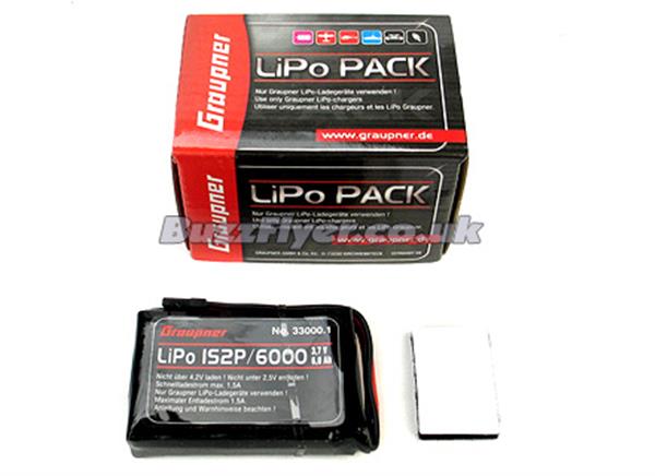 Graupner 1S2P 6000 Lipo Pack