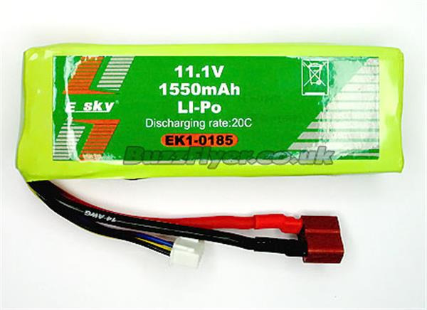 Ener-G 20C LiPo 11.1v 1550mAh - EK1-0185
