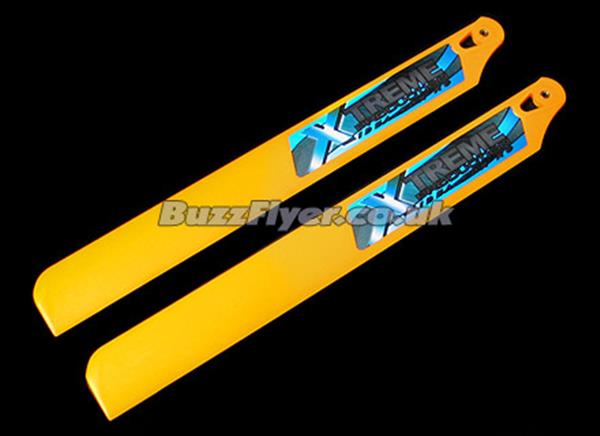 King 2 Plastic/Fibre Blades Yellow
