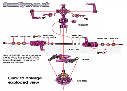 cnc exploded view