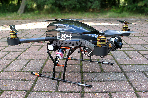 DroidWorx CX4  with thermal imaging camera designed for aerial surveys