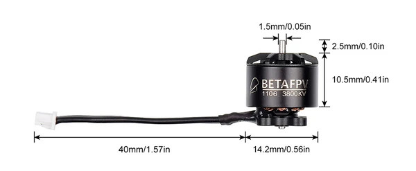 BETAFPV 1106 3800KV Brushless Motor BuzzFlyer UK